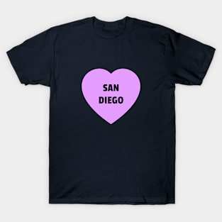 I love San Diego - Heart T-Shirt